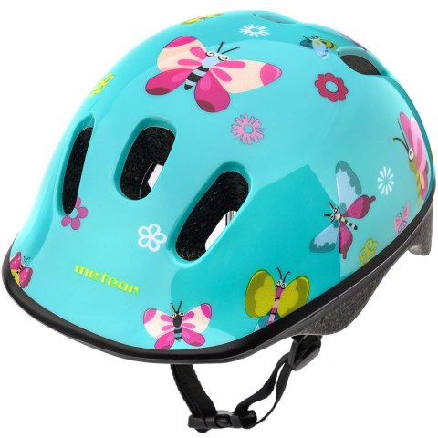 Kask rowerowy Meteor KS06 Butterflies rozm. S 48-52 cm 24823 Kask rowerowy Meteor KS06 Butterflies rozm. S 48-52 cm 24823