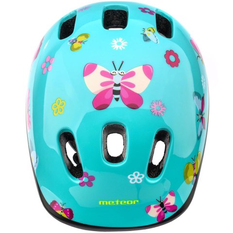 Kask rowerowy Meteor KS06 Butterflies rozm. S 48-52 cm 24823 Kask rowerowy Meteor KS06 Butterflies rozm. S 48-52 cm 24823