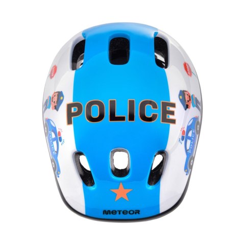 Kask rowerowy Meteor KS06 Police rozm. S 48-52 cm 17443 Kask rowerowy Meteor KS06 Police rozm. S 48-52 cm 17443
