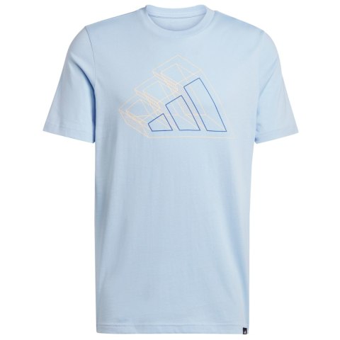 Koszulka męska adidas M T Fill Tee błękitna JJ3865 Koszulka męska adidas M T Fill Tee błękitna JJ3865