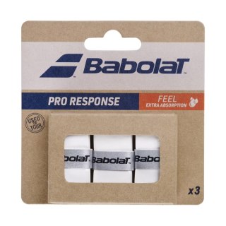 Owijki Babolat Pro Response 3 szt. białe 179033