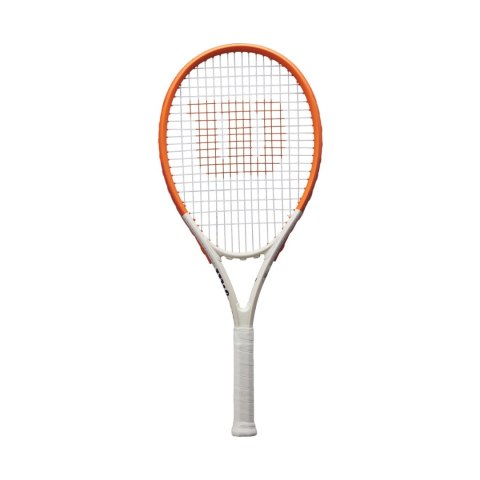 Rakieta do tenisa ziemnego Wilson Roland Garros Elite RKT 1 4 1/8 biało-pomarańczowa WR168410U1 Rakieta do tenisa ziemnego Wilson Roland Garros Elite RKT 1 4 1/8 biało-pomarańczowa WR168410U1