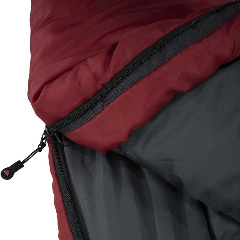 Śpiwór High Peak TR 300 230x85x55 cm bordowo-szary lewy 23066 Śpiwór High Peak TR 300 230x85x55 cm bordowo-szary lewy 23066