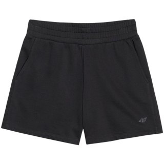 Spodenki damskie 4F CAS F542 głęboka czerń 4FWMM00TSHOF542 20S