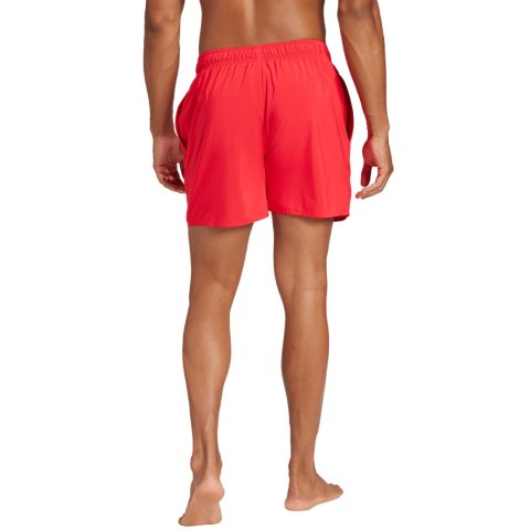 Spodenki kąpielowe męskie adidas Solid CLX Short-Length czerwone JC9919 Spodenki kąpielowe męskie adidas Solid CLX Short-Length czerwone JC9919
