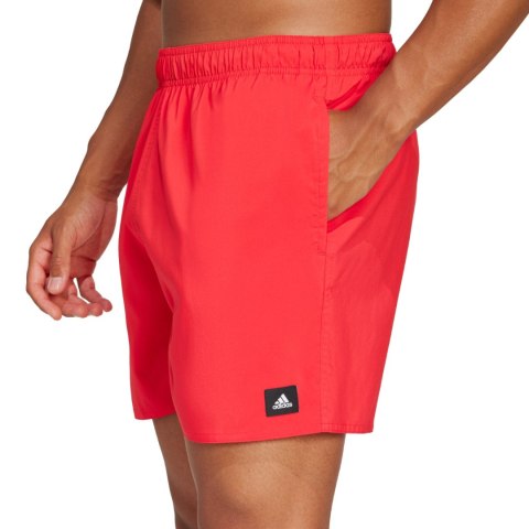 Spodenki kąpielowe męskie adidas Solid CLX Short-Length czerwone JC9919 Spodenki kąpielowe męskie adidas Solid CLX Short-Length czerwone JC9919