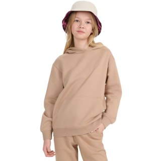 Bluza dla dziewczynki 4F F1854 beżowa 4FJWSS25TSWSF1854 83S
