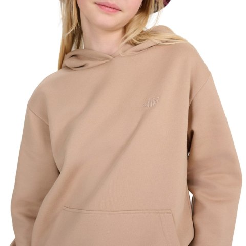 Bluza dla dziewczynki 4F F1854 beżowa 4FJWSS25TSWSF1854 83S Bluza dla dziewczynki 4F F1854 beżowa 4FJWSS25TSWSF1854 83S