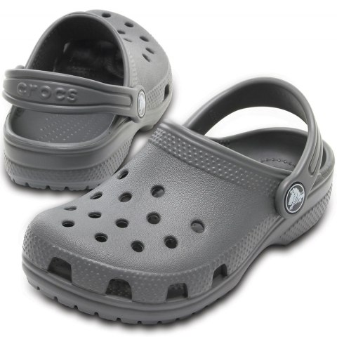 Chodaki dla dzieci Crocs Crocband Classic Clog K Kids szare 204536 0DA Chodaki dla dzieci Crocs Crocband Classic Clog K Kids szare 204536 0DA