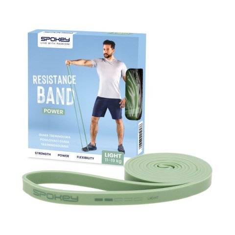 Guma Fitness Spokey Power Light GN jasnozielona 941957 Guma Fitness Spokey Power Light GN jasnozielona 941957