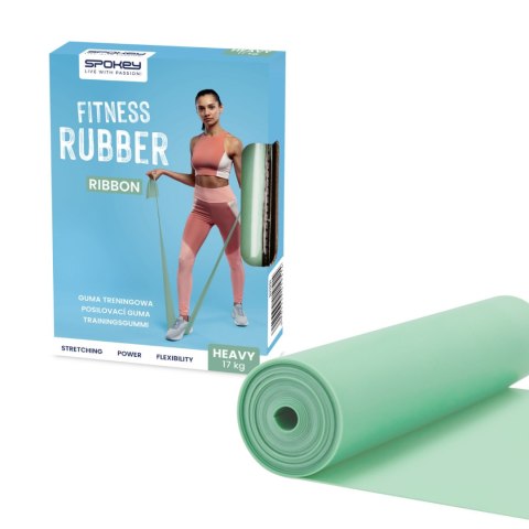 Guma Fitness Spokey Ribbon Hard GN zielona 941951 Guma Fitness Spokey Ribbon Hard GN zielona 941951