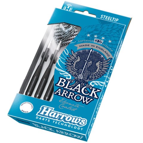 Harrows rzutki Black Arrow Steeltip 21 gr czarne Harrows rzutki Black Arrow Steeltip 21 gr czarne