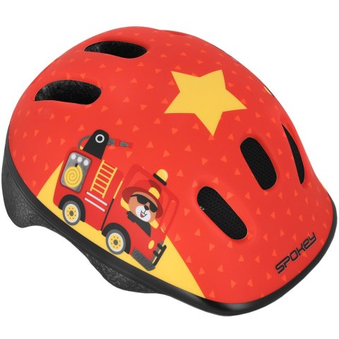 Kask rowerowy dla dzieci Spokey Fun czerwony M 941014 Kask rowerowy dla dzieci Spokey Fun czerwony M 941014