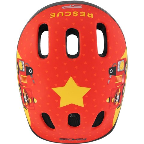 Kask rowerowy dla dzieci Spokey Fun czerwony M 941014 Kask rowerowy dla dzieci Spokey Fun czerwony M 941014