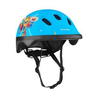 Kask rowerowy dla dzieci Spokey Fun niebieski M 52-56 cm 944803