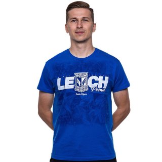 Koszulka Niech Zwycięża Lech Niebieska