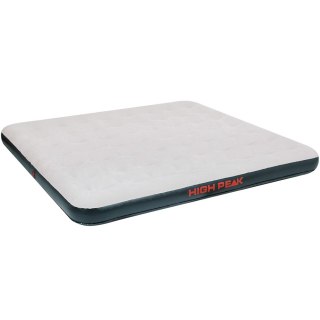 Materac welurowy dwuosobowy High Peak King 200x185x20 cm szary 40036