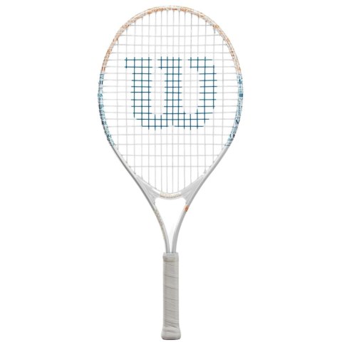 Rakieta do tenisa ziemnego Wilson Roland Garros Elite 21 3 1/2 biała WR086510H Rakieta do tenisa ziemnego Wilson Roland Garros Elite 21 3 1/2 biała WR086510H