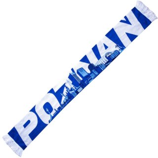 Szalik Panorama II Niebieski