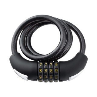 Zapięcie rowerowe Gerda szyfrowe linka Kombo Flex 1000/8C czarne 0SKF100008 06C0XP