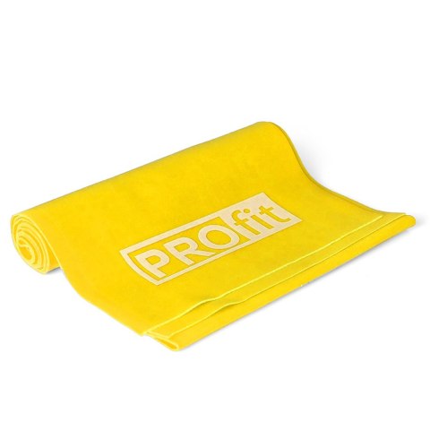 Guma Fitness Profit Light 120x15x0,35cm żółta DK 2227 Guma Fitness Profit Light 120x15x0,35cm żółta DK 2227