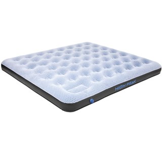 Materac welurowy dwuosobowy High Peak King Comfort Plus szary 40027