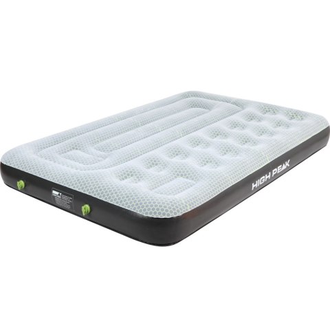 Materac welurowy dwuosobowy High Peak Multi Comfort Plus 198x137x22 cm szary 40053 Materac welurowy dwuosobowy High Peak Multi Comfort Plus 198x137x22 cm szary 40053