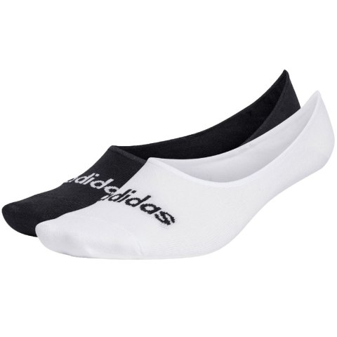 Skarpety adidas Thin Linear Ballerina 2 Pairs czarne, białe HT3448 Skarpety adidas Thin Linear Ballerina 2 Pairs czarne, białe HT3448
