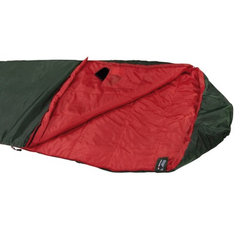 Śpiwór High Peak Lite Pak 800 210x75x50 cm zielono-czerwony 23260 Śpiwór High Peak Lite Pak 800 210x75x50 cm zielono-czerwony 23260