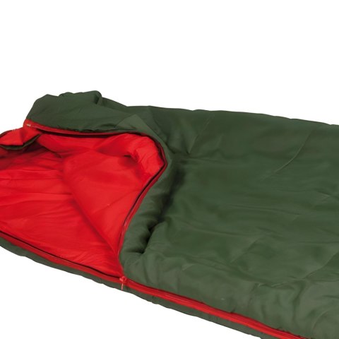 Śpiwór High Peak Pak 1000 Eco 220x80x50 cm zielono-czerwony 23251