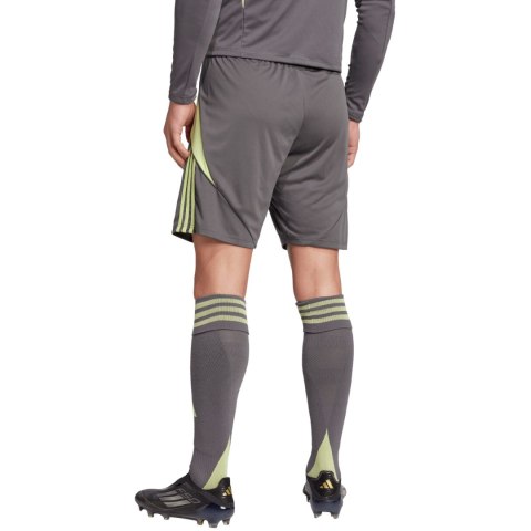 Spodenki męskie adidas Tiro 24 szaro-limonkowe JN1993 Spodenki męskie adidas Tiro 24 szaro-limonkowe JN1993