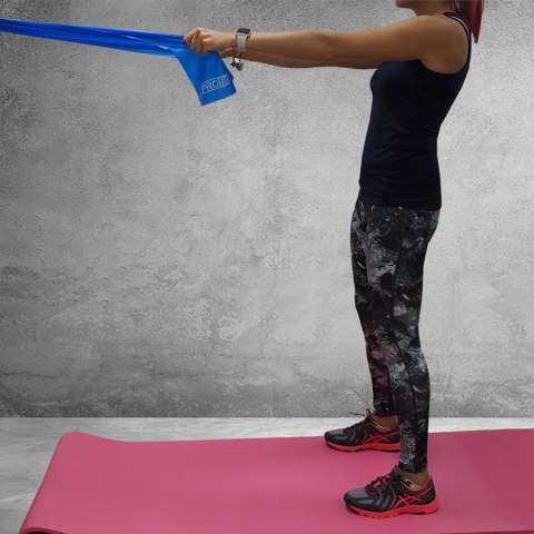Guma Fitness Profit Long Medium 200x15x0,45cm niebieska DK 2227 Guma Fitness Profit Long Medium 200x15x0,45cm niebieska DK 2227