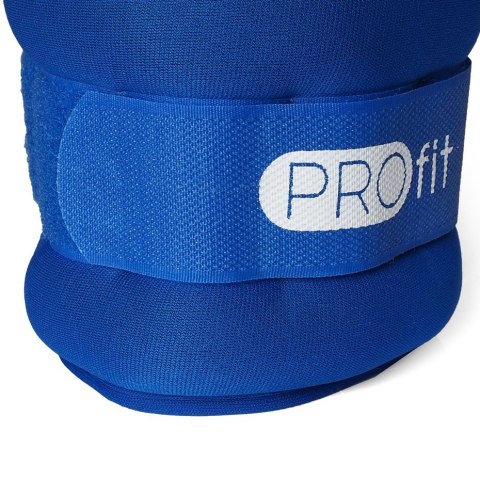 Obciążenia na ręce i nogi Profit Evolution 2x1kg niebieskie DK 3310 Obciążenia na ręce i nogi Profit Evolution 2x1kg niebieskie DK 3310