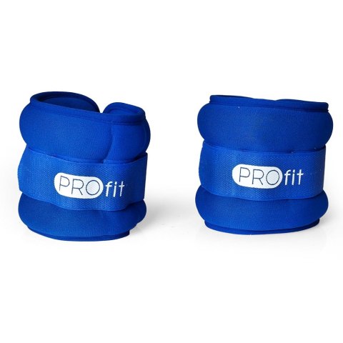 Obciążenia na ręce i nogi Profit Evolution 2x1kg niebieskie DK 3310 Obciążenia na ręce i nogi Profit Evolution 2x1kg niebieskie DK 3310