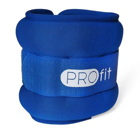 Obciążenia na ręce i nogi Profit Evolution 2x1kg niebieskie DK 3310 Obciążenia na ręce i nogi Profit Evolution 2x1kg niebieskie DK 3310