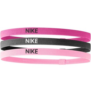 Opaska Nike Elastic Hairbands 3PK różowa, szara, ciemnoróżowa NJN04944OS