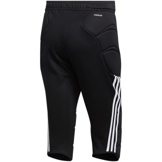 Spodnie bramkarskie męskie adidas Tierro Goalkeeper 3/4 czarne FT1456
