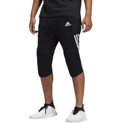 Spodnie bramkarskie męskie adidas Tierro Goalkeeper 3/4 czarne FT1456 Spodnie bramkarskie męskie adidas Tierro Goalkeeper 3/4 czarne FT1456