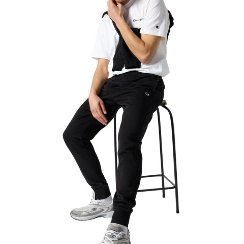 Spodnie męskie Champion Rib Cuff Pants czarne 220733 KK001