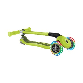 Hulajnoga SMJ Globber 3-kołowa 432-106-3 Primo Foldable Lights limonkowa