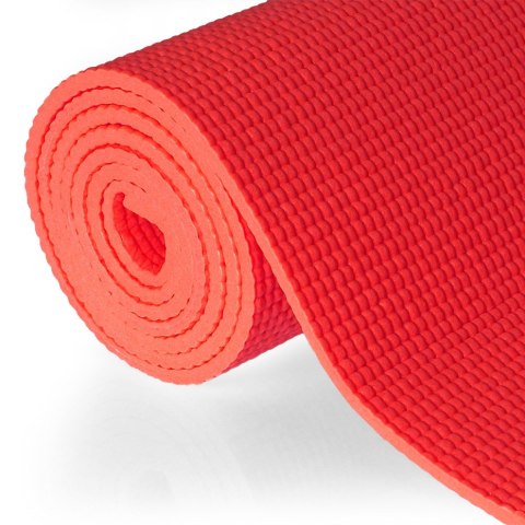 Mata do yogi Profit Slim 173x61x0,5cm czerwona DK 2203 Mata do yogi Profit Slim 173x61x0,5cm czerwona DK 2203