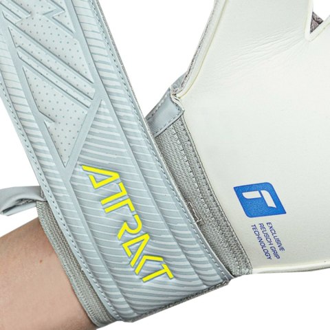 Rękawice bramkarskie Reusch Attrakt Grip szare 5270815 6016 Rękawice bramkarskie Reusch Attrakt Grip szare 5270815 6016