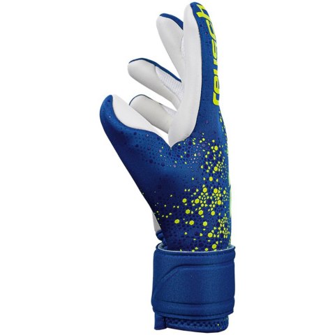 Rękawice bramkarskie Reusch Pure Contact Silver niebiesko-białe 5270200 4018