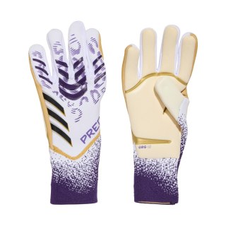 Rękawice bramkarskie adidas Predator GL Pro biało-fioletowe JZ5787