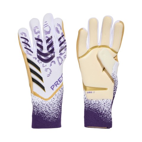 Rękawice bramkarskie adidas Predator GL Pro biało-fioletowe JZ5787 Rękawice bramkarskie adidas Predator GL Pro biało-fioletowe JZ5787