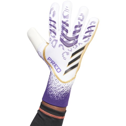 Rękawice bramkarskie adidas Predator GL Pro biało-fioletowe JZ5787 Rękawice bramkarskie adidas Predator GL Pro biało-fioletowe JZ5787