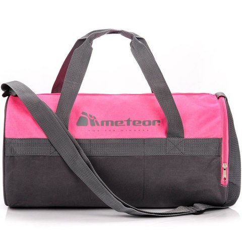Torba fitness Meteor Siggy 25L różowo-szara 74551 Torba fitness Meteor Siggy 25L różowo-szara 74551