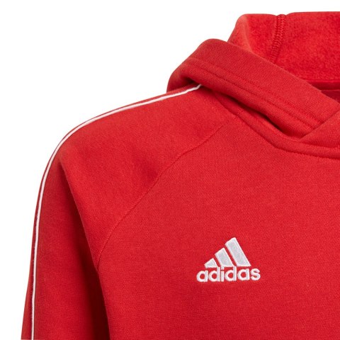 Bluza dla dzieci adidas Core 18 Hoody JUNIOR czerwona CV3431 Bluza dla dzieci adidas Core 18 Hoody JUNIOR czerwona CV3431