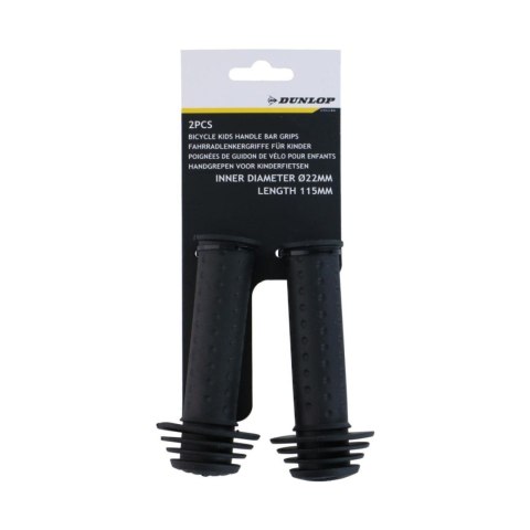 Chwyty rączki do kierownicy 115 mm Dunlop czarne 1070902 Chwyty rączki do kierownicy 115 mm Dunlop czarne 1070902