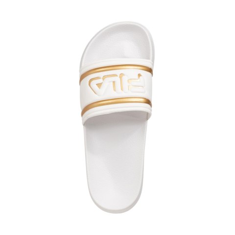 Klapki damskie Fila Morro Bay Logo biało-złote FFW0102 13069
